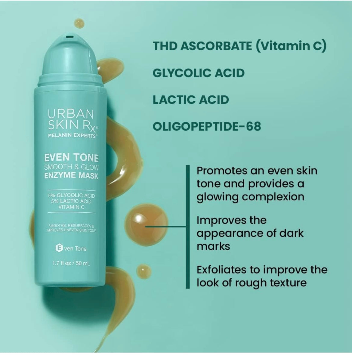 Urban Skin Vitamin C Even Tone Enzyme Brightening Mask