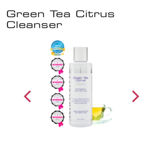 Green Tea Citrus Cleanser 2oz & 6.4oz