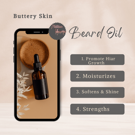 Buttery Skin Hair/ Beard Growth Oil 2oz