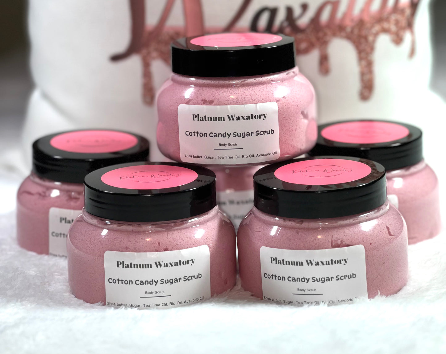 Cotton Candy Whipped Sugar Scrub 8oz