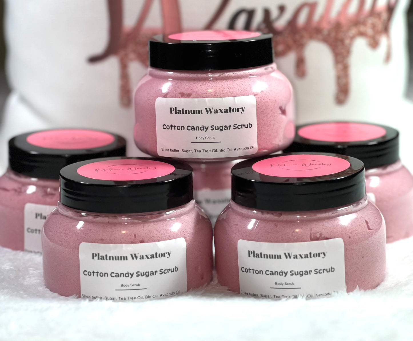 Cotton Candy Whipped Sugar Scrub 8oz